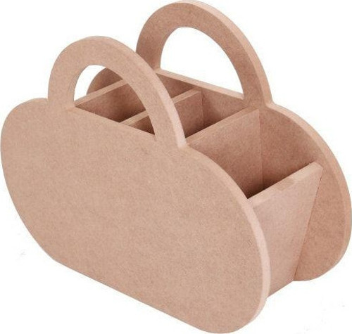 Dört Bölmeli Oval Boyanabilir Kaşıklık 27x20x10