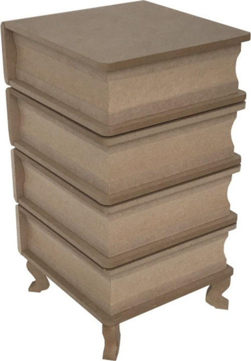 Kitap Model Ayaklı Kutu 22x22x41