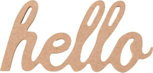 Dekoratif Hello Kelime