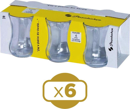 Optikli Çay Bardağı 36 Adet Kandilli 42011