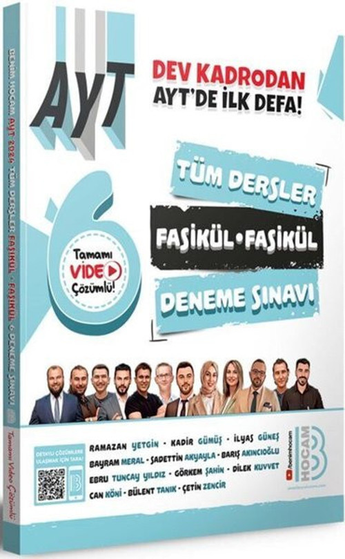 2024 AYT Tüm Dersler Fasikül Fasikül 6 Deneme Sınavı