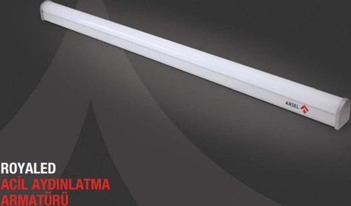Royaled RL-8111 Acil Aydınlatma Armatürü Sürekli ve Kesintide 60 Dak. Yanan Led Lamba