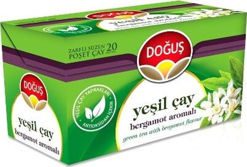 Doğuş Bergamot Yeşil Çay 20'li 35 Gr. (Bitki Çayı) (2'li)