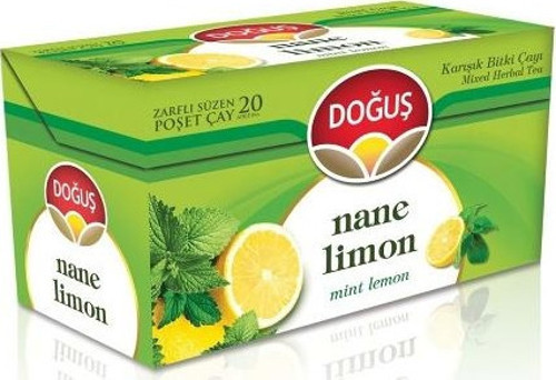 Doğuş Nane Limonlu Bitki Çayı 20'li 40 Gr. (6'lı)