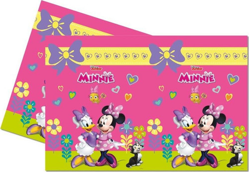 Minnie Happy Helpers Kağıt Masa Örtüsü 120X180 Cm
