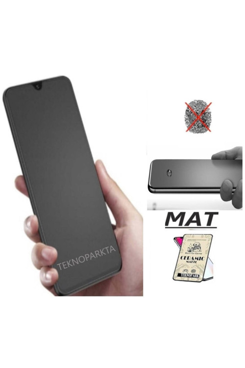 Samsung A23 Ekran Koruyucu Mat Seramik Esnek Tam Kaplayan Kırılmaz Cam Nano Ekran