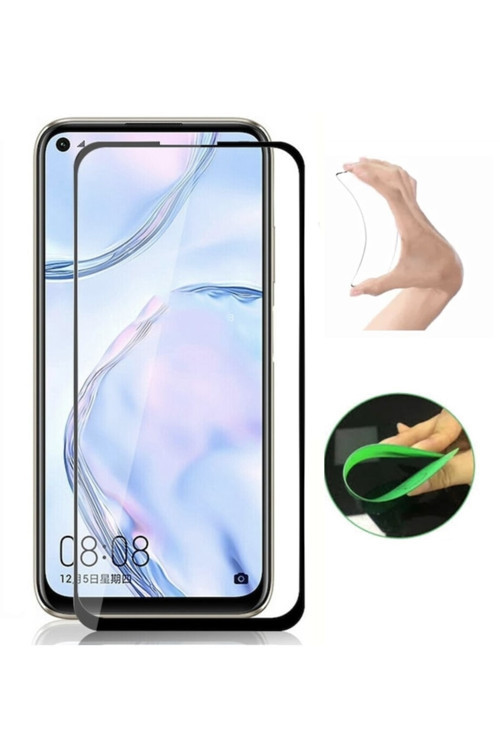 Samsung Note 10 Lite Ekran Koruyucu Seramik Nano Cam Esnek Tam Full Kaplayan Kırılmaz