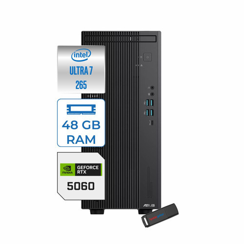 Expertcenter B900MF Intel® Core™ Ultra 7 265 5.3ghz Aı 48GB Ddr5 512GB SSD 8GB/RTX5060 Freedos Mini Tower Masaüstü Bilgisayar B900MF007265001031F17+ZETTAUSBBELLEK