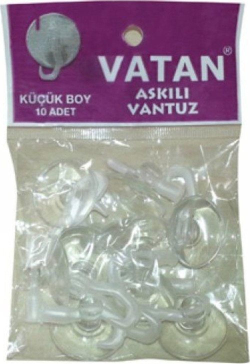 Vantuz Kancalı 10 Lu Küçük Vt403