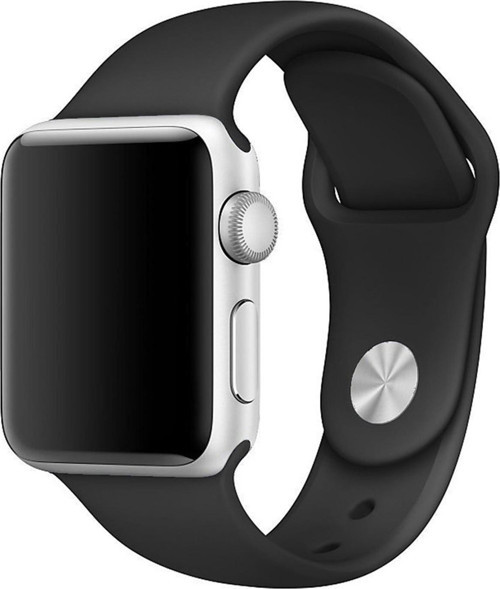 Apple Watch 42mm Silikon Kordon Siyah