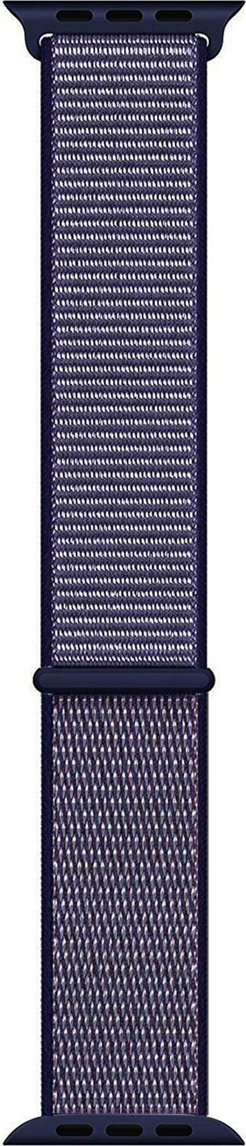 Apple Watch Series 5 40mm Hasırlı Kordon Woven Sport Loop Midnight Blue