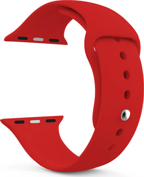 Apple Watch Series 4 40mm Silikon Kordon Kırmızı