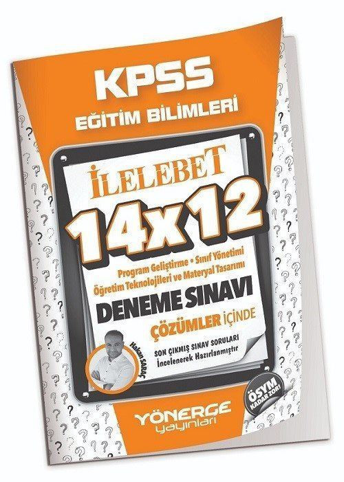 2023 KPSS Eğitim Bilimleri Program Geliştirme, Sınıf, Öğretim Teknolojileri, Materyal 14x12 Deneme Çözümlü