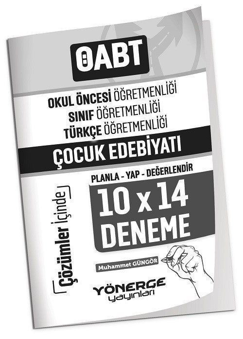 2023 ÖABT Okul Öncesi, Sınıf, Türkçe Öğretmenliği Çocuk Edebiyatı 10x14 Deneme Çözümlü