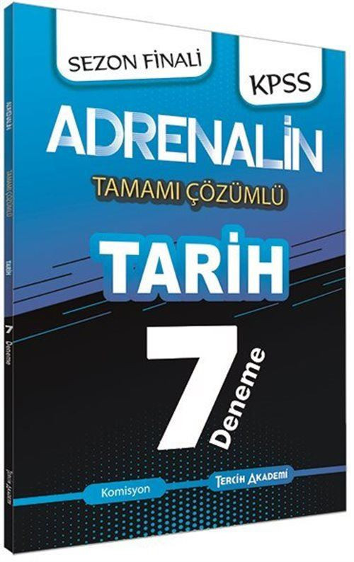 KPSS Tarih Tamamı Çözümlü 7 Deneme