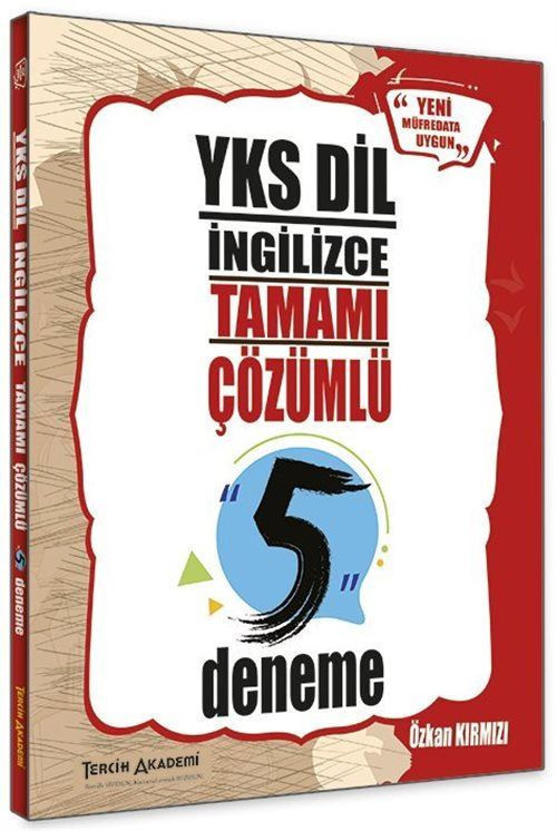 YKS Dil İngilizce Tamamı Çözümlü 5 Deneme