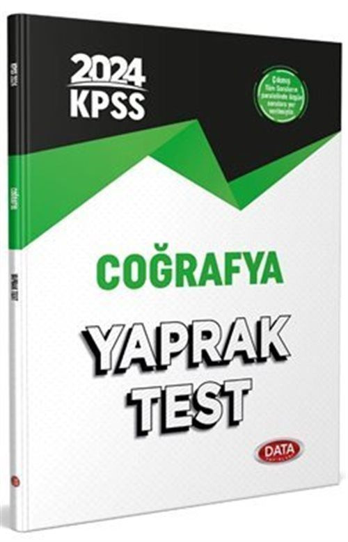 2024 KPSS Coğrafya Yaprak Test