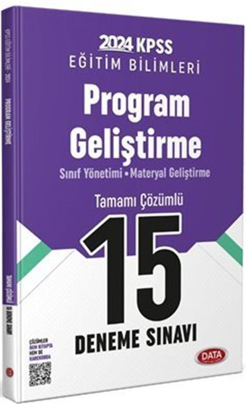 2024 KPSS Eğitim Bilimleri Program Geliştirme Tamamı Çözümlü 15 Deneme Sınavı