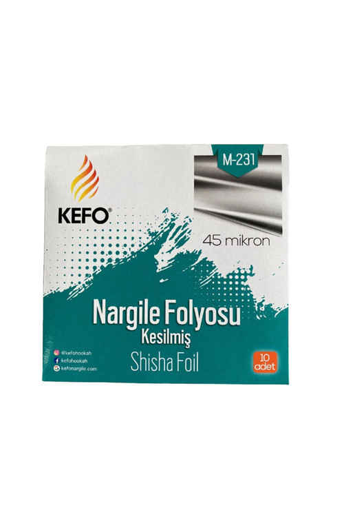 Hazır Kesilmiş Nargile Folyosu