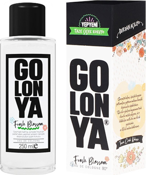 FRESH BLOSSOM Taze Çiçek Kokulu Kolonya 250 ml Cam Şişe