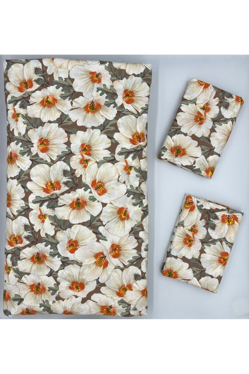 %100 Pamuk Kumaş Lastikli Çarşaf+Yastık Kılıfı Köşe Derinliği 28-30 Cm Yumuşak Kumaş Yeni Sezon