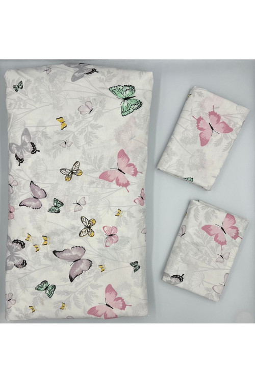 %100 Pamuk Kumaş Lastikli Çarşaf+Yastık Kılıfı Köşe Derinliği 28-30 Cm Yumuşak Kumaş Yeni Sezon