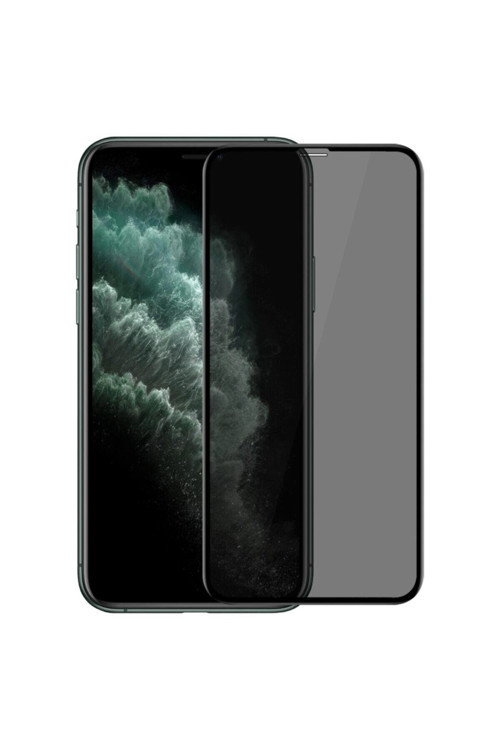 Subway Apple Iphone X Privacy Hayalet Cam Ekran Koruyucu Siyah