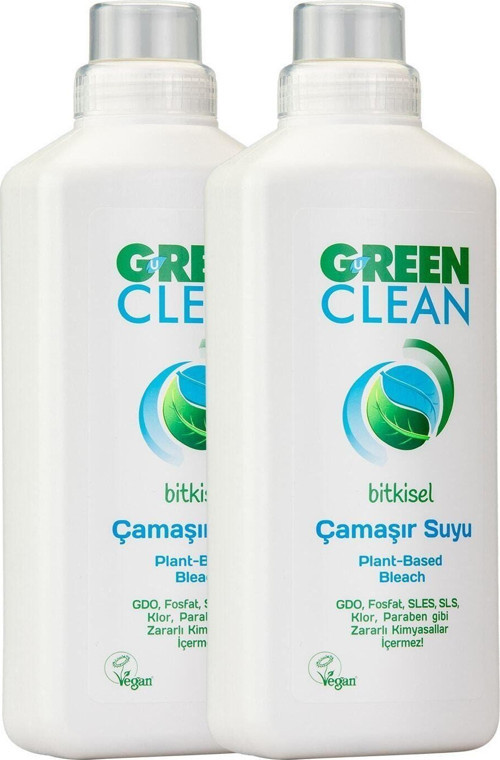 Bitkisel Çamaşır Suyu 1 lt 2'li Set