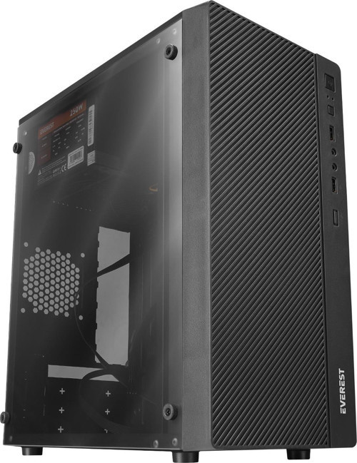 Warp Peak 250W Akrilik Yan Panel Mini-T Gaming Oyuncu Kasası