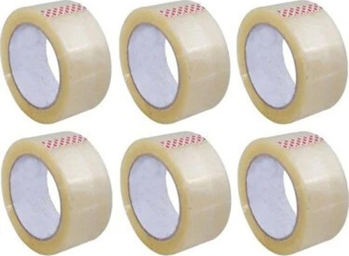 6 Adet Daha Güçlü Şeffaf Hotmelt Koli Bandı - Genişlik 45 Mm, Uzunluk 100 Metre