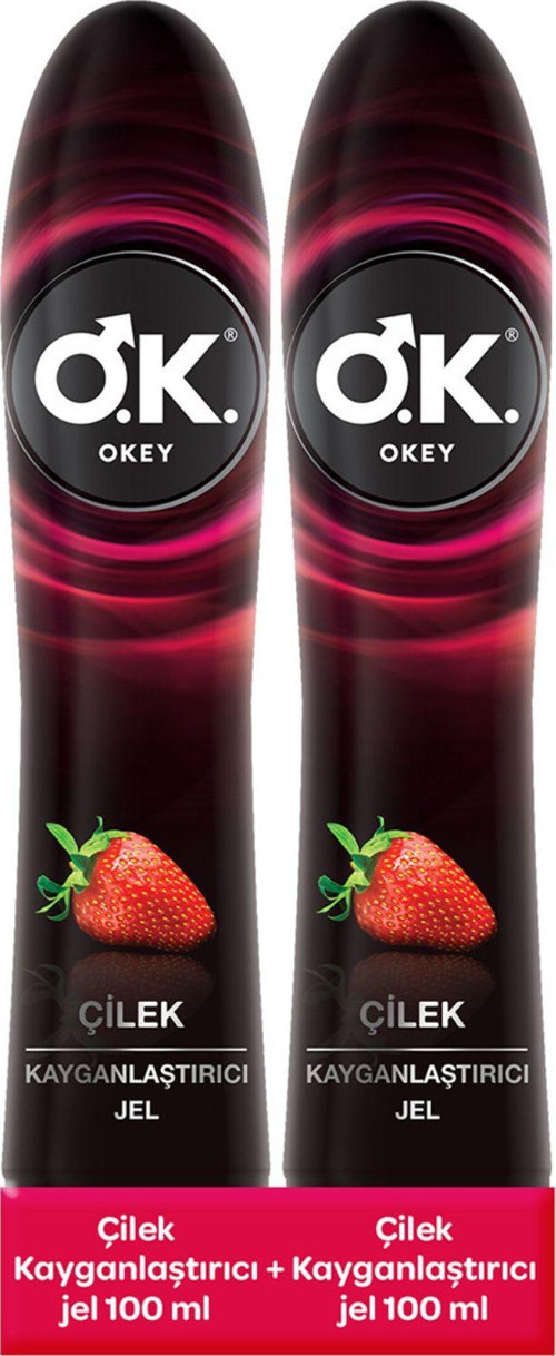 Çilek Kayganlaştırıcı Jel 2 x 100 ML