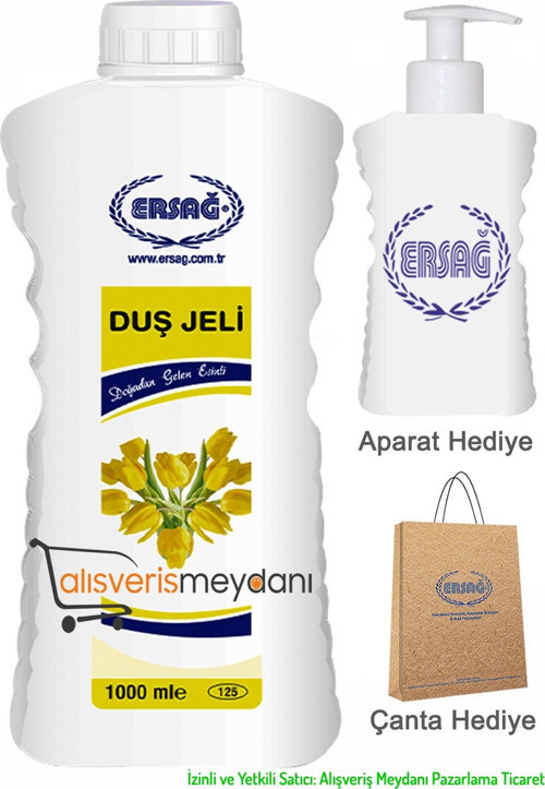 Duş Jeli Aparat Ve Çanta Hediyeli (1000 ML)