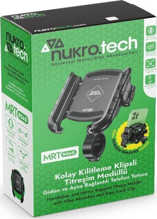 Mrt Road Titreşim Modüllü Telefon Tutucu