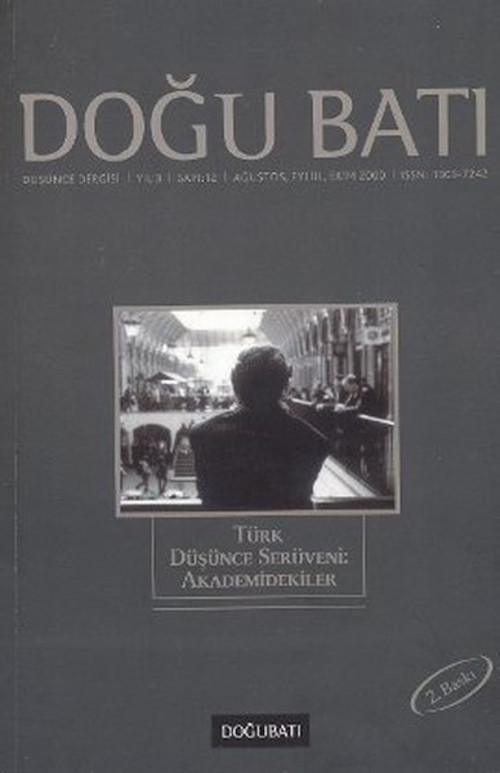 Doğu Batı Düşünce Dergisi Sayı: 12 - Akademidekiler
