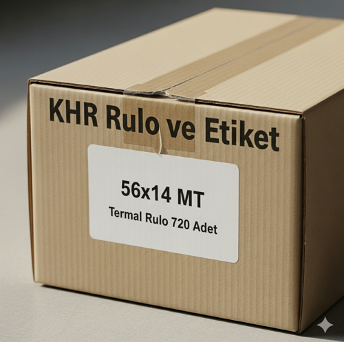 56X14 MT Termal Pos Rulosu (720 Adet) - (1 Koli) Yüksek Kaliteli Yazarkasa Rulosu