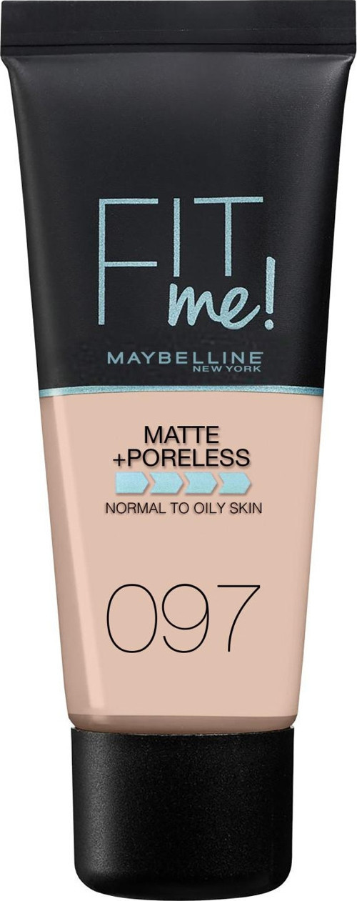 Fit Me Matte+Poreless Fondöten - 97 Natural Porcelain