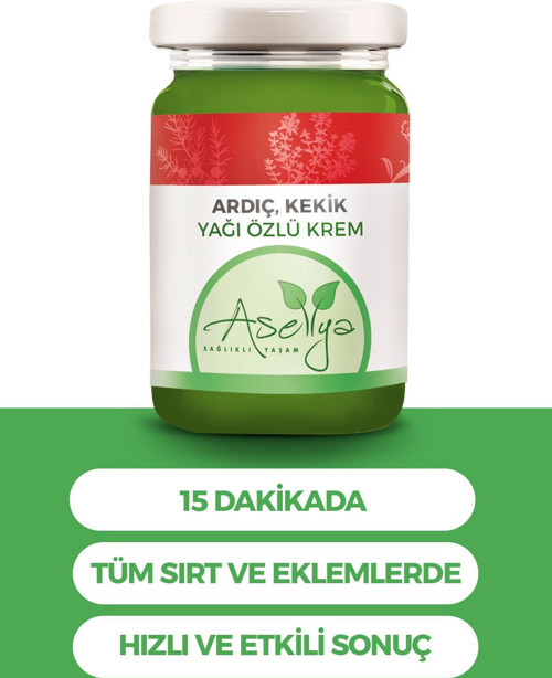 ASELYA ARDIÇ VE KEKİK YAĞI ÖZLÜ KREM KIRMIZI