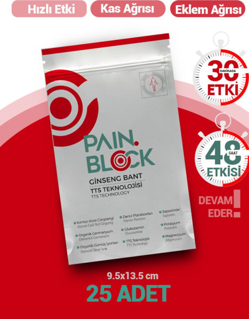 PAİN BLOCK PAİN FREE TTS TECHNOLOGY PAİNLESS/AĞRI BANDI