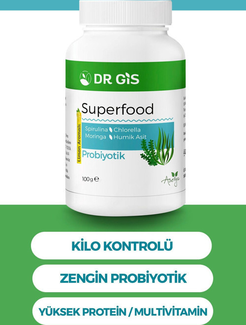 ASELYA DR.GİSS- SPİRULİNA CHLORELLA MORİNGA HÜMİK ASİT - HEPSİ BİR ARADA PROBİYOTİK IÇERİKLİ
