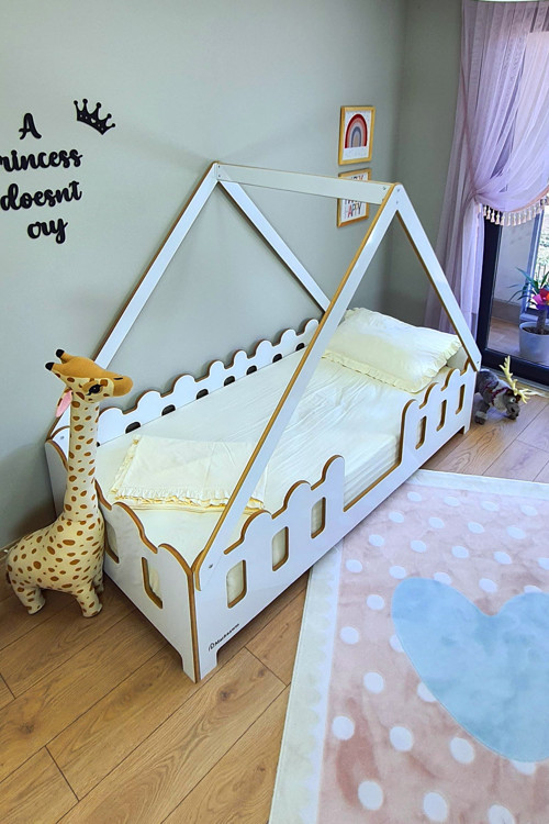 Markaawm Montessori Karyola Çocuk Ve Bebek Mdf Yatak Lizbon