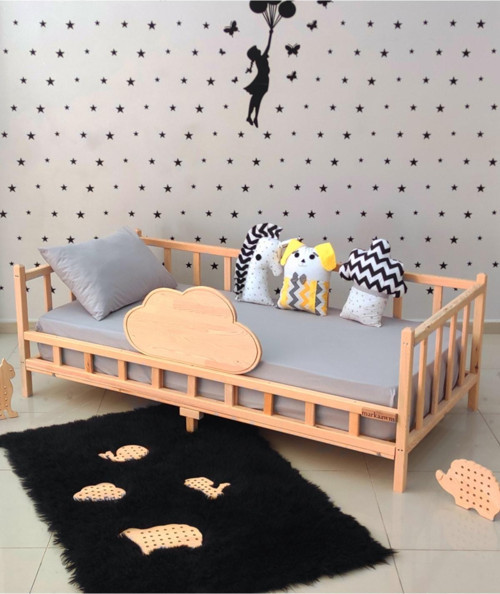 Markaawm Montessori Yatak Bulut Karyola Çocuk Ve Bebek Beşiği