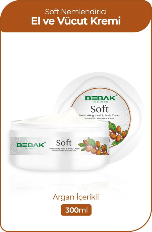 Nemlendirici El & Vücut Kremi - Soft Argan Oil Moisturising Hand & Body Cream 300 Ml 8690841013417