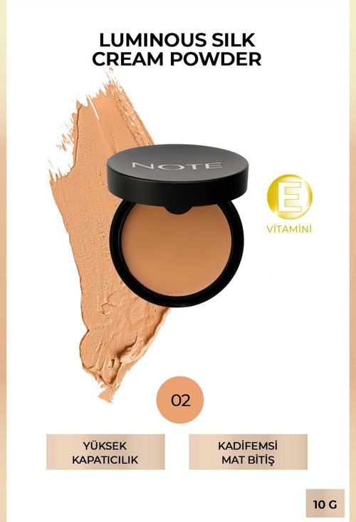 Luminous Silk Cream Powder 02 Natural Beige Patakrem Pudra Fondöten