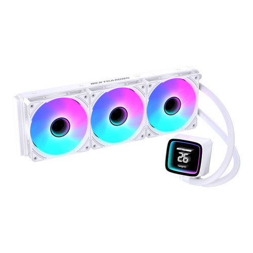 NG-360C Nitro Cool 360mm ARGB Fanlı Derece Göstergeli Sıvı CPU Soğutucu Beyaz