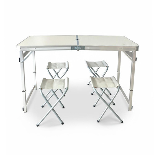 CampSet ShadePort Tabureli Katlanır Masası Seti
