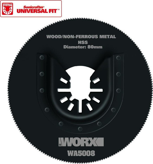 WA5008 Çok Amaçlı Raspalama Makinesı İçin 80mm 360˚ Metal, Ahşap, Fiberglas, PVC Universal Kesme Bıçağı
