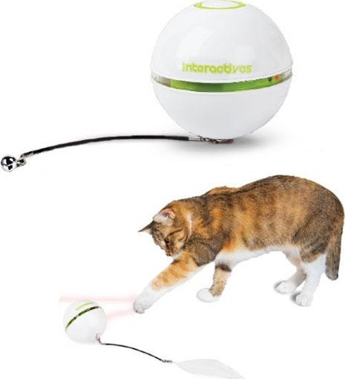 Interactives-Kedi İçin Otomatik Lazerli Top