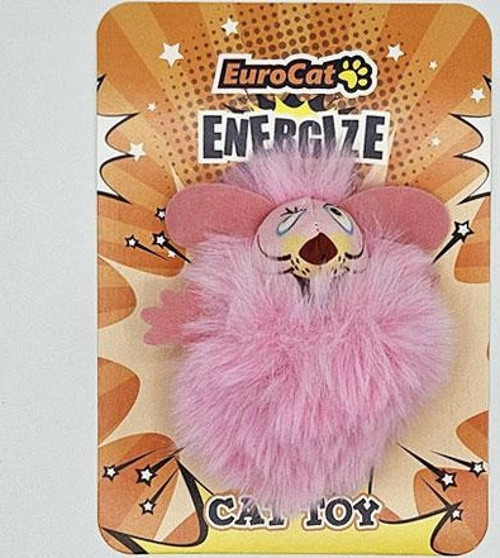 Kedi Oyuncağı Pembe Tüylü Fare