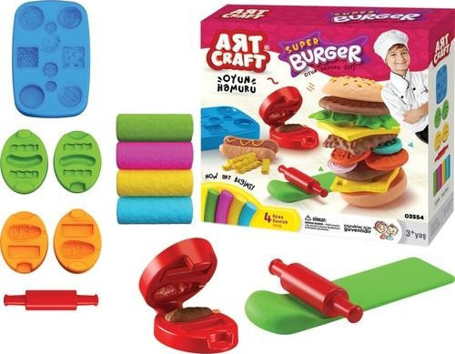 Art Craft Kutulu Hamburger Oyun Hamuru