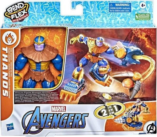 Avengers Bend&Flex Missions Thanos Fire F5869 Lisanslı Ürün
